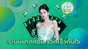 ระบบฝากถอน รวดเร็วทันใจ